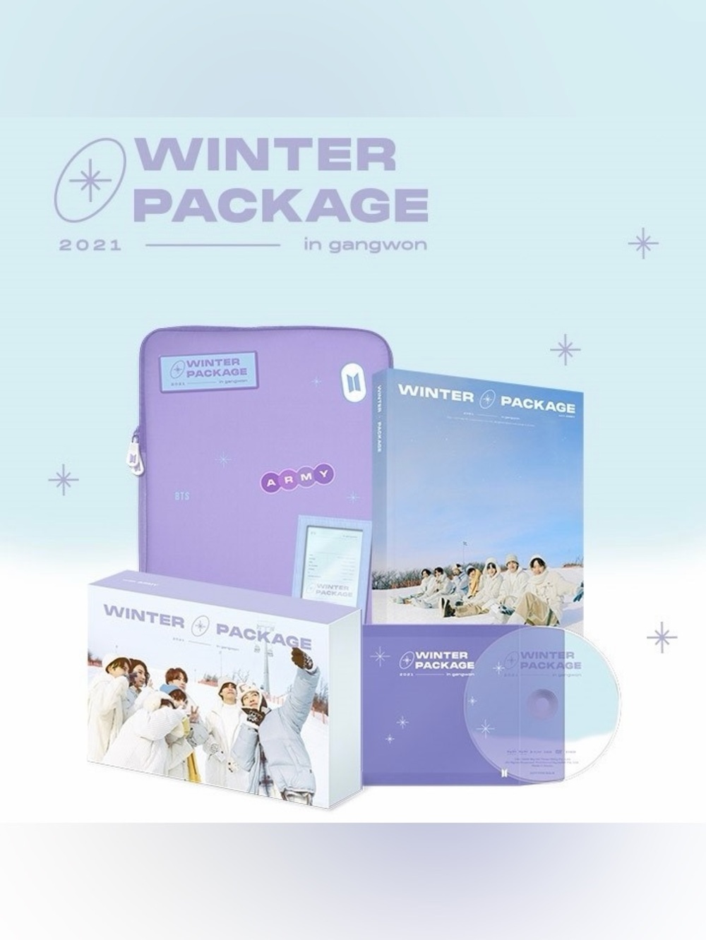 (SEALED) BTS 2021 Winter Package Making DVD Set